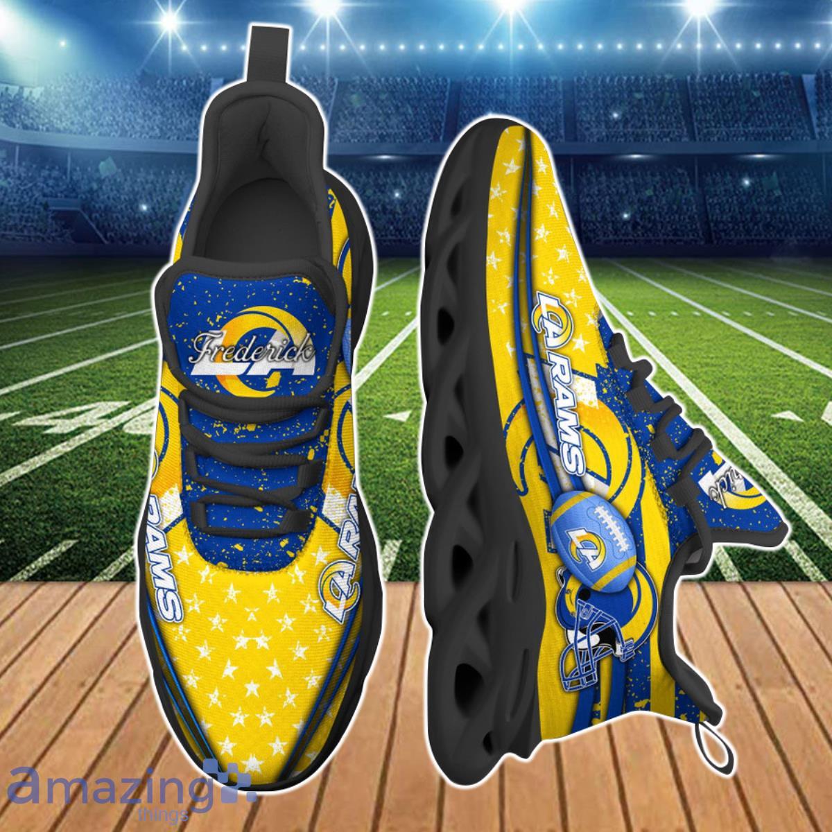 Los Angeles Rams NFL Clunky Max Soul Shoes Custom Name Special Gift For Men And Women Fans Product Photo 2