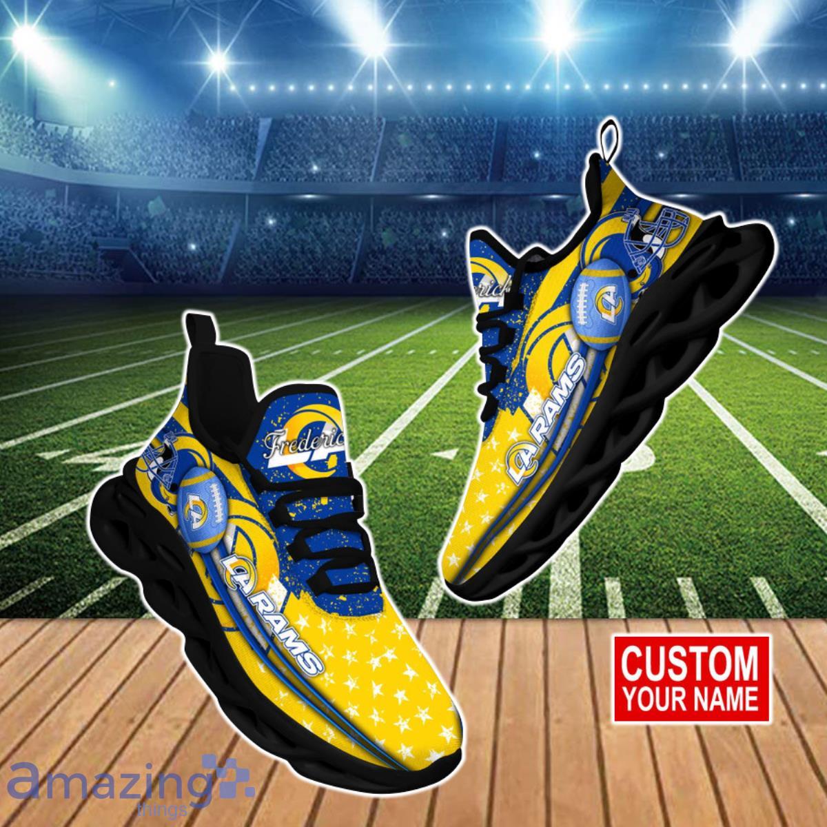 Los Angeles Rams NFL Clunky Max Soul Shoes Custom Name Special Gift For Men And Women Fans Product Photo 1
