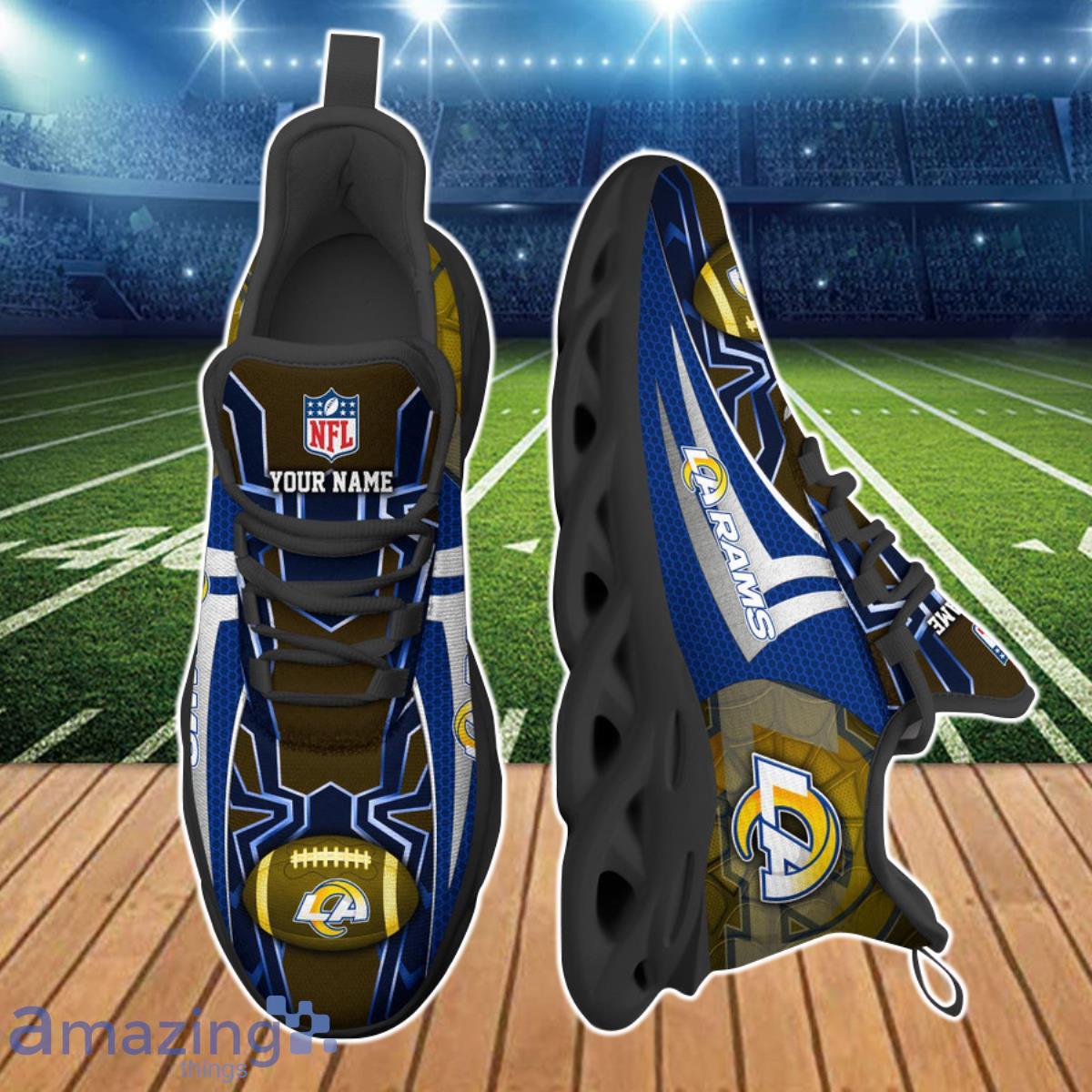 Los Angeles Rams NFL Clunky Max Soul Shoes Custom Name Special Gift For True Fans Product Photo 2