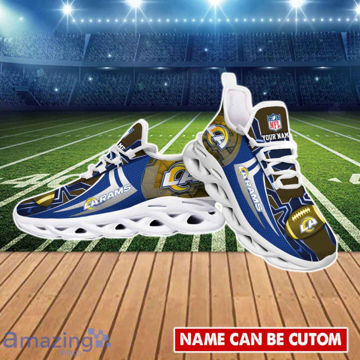 Los Angeles Rams NFL Clunky Max Soul Shoes Custom Name Special Gift For True Fans image Los Angeles Rams NFL Clunky Max Soul Shoes Custom Name Special Gift For True Fans Product Photo 3