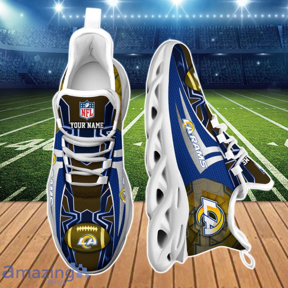 Los Angeles Rams NFL Clunky Max Soul Shoes Custom Name Special Gift For True Fans image Los Angeles Rams NFL Clunky Max Soul Shoes Custom Name Special Gift For True Fans Product Photo 4