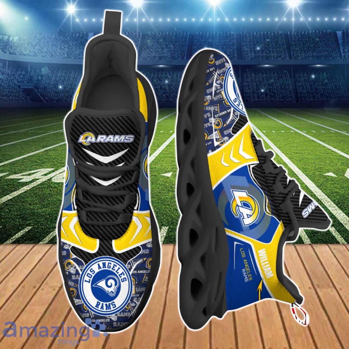 Los Angeles Rams NFL Clunky Max Soul Shoes Custom Name Unique Gift For True Fans Product Photo 2
