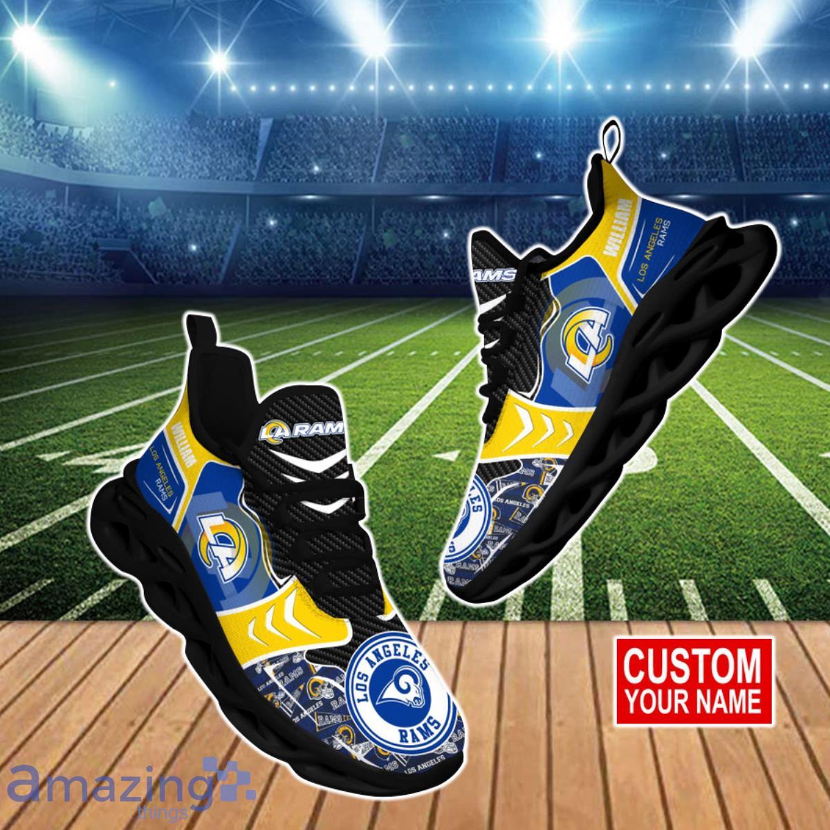 Los Angeles Rams NFL Clunky Max Soul Shoes Custom Name Unique Gift For True Fans Product Photo 1