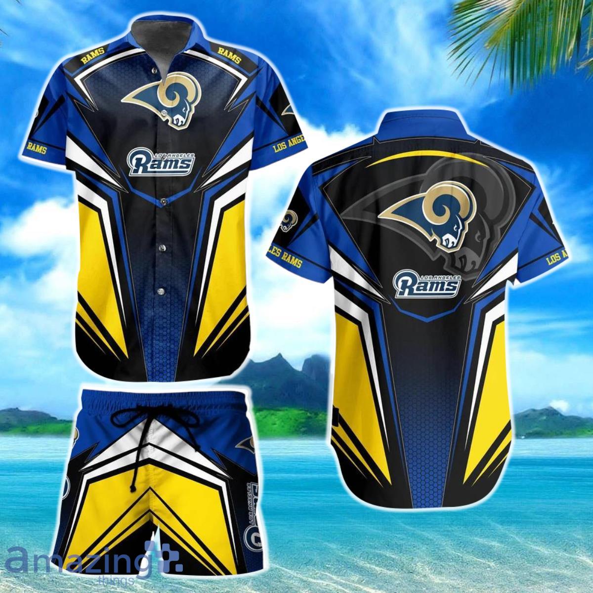 HOT Los Angeles Rams NFL Summer Hawaiian Shirt And Shorts