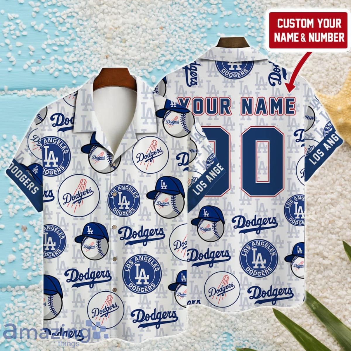 NFL Los Angeles Dodgers Hawaiian Shirt La Dodgers Gifts For Him