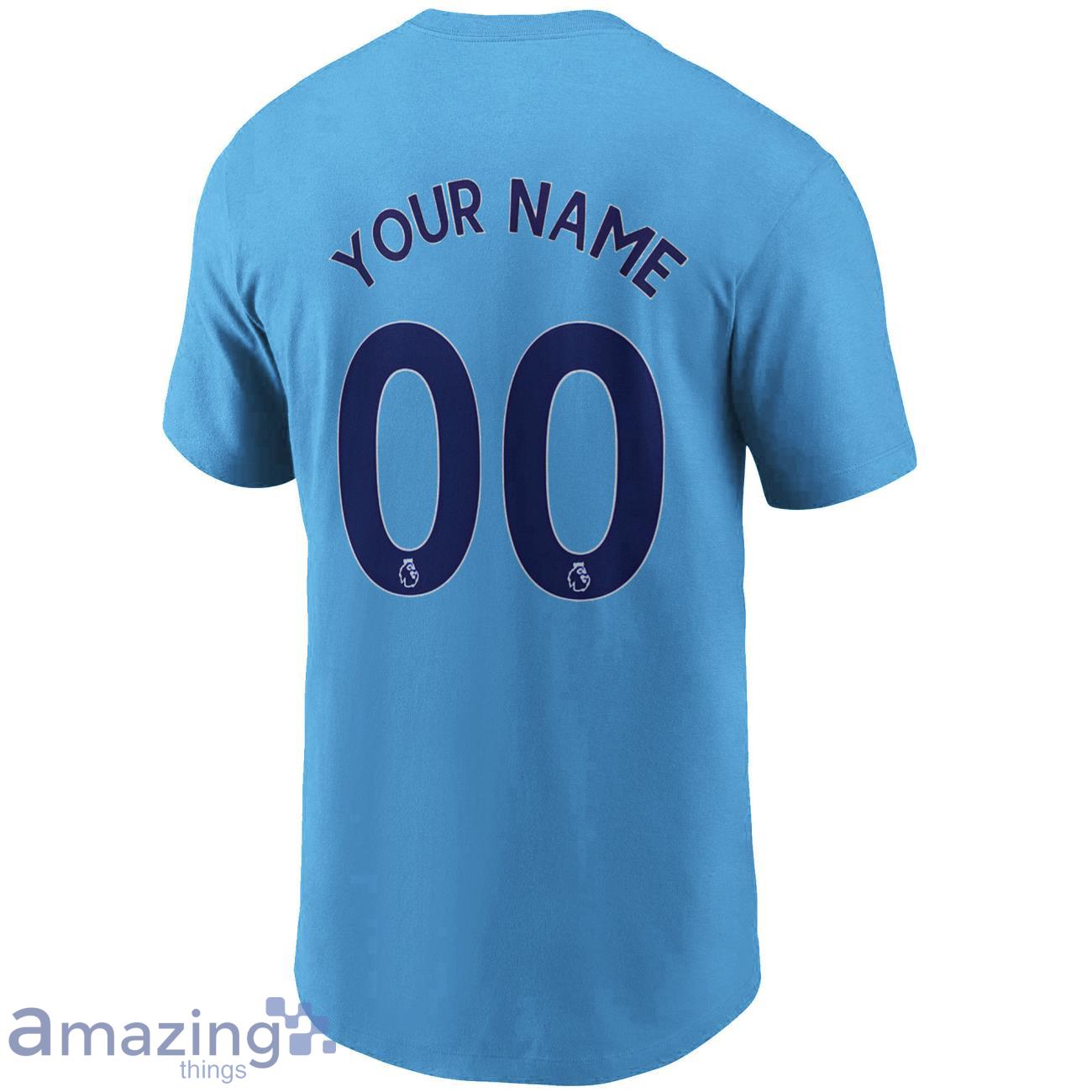 Manchester City We Made History Custom Name & Number Shirt image Manchester City We Made History Custom Name & Number Shirt Product Photo 2