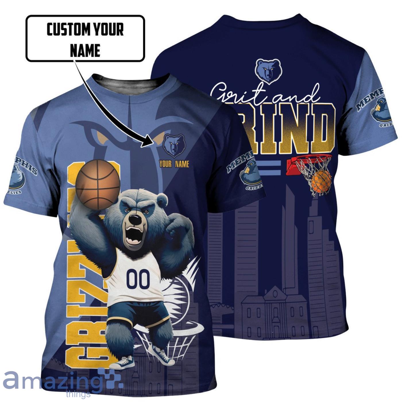 Memphis Grizzlies Retro Basketball Jersey Personalised Name 