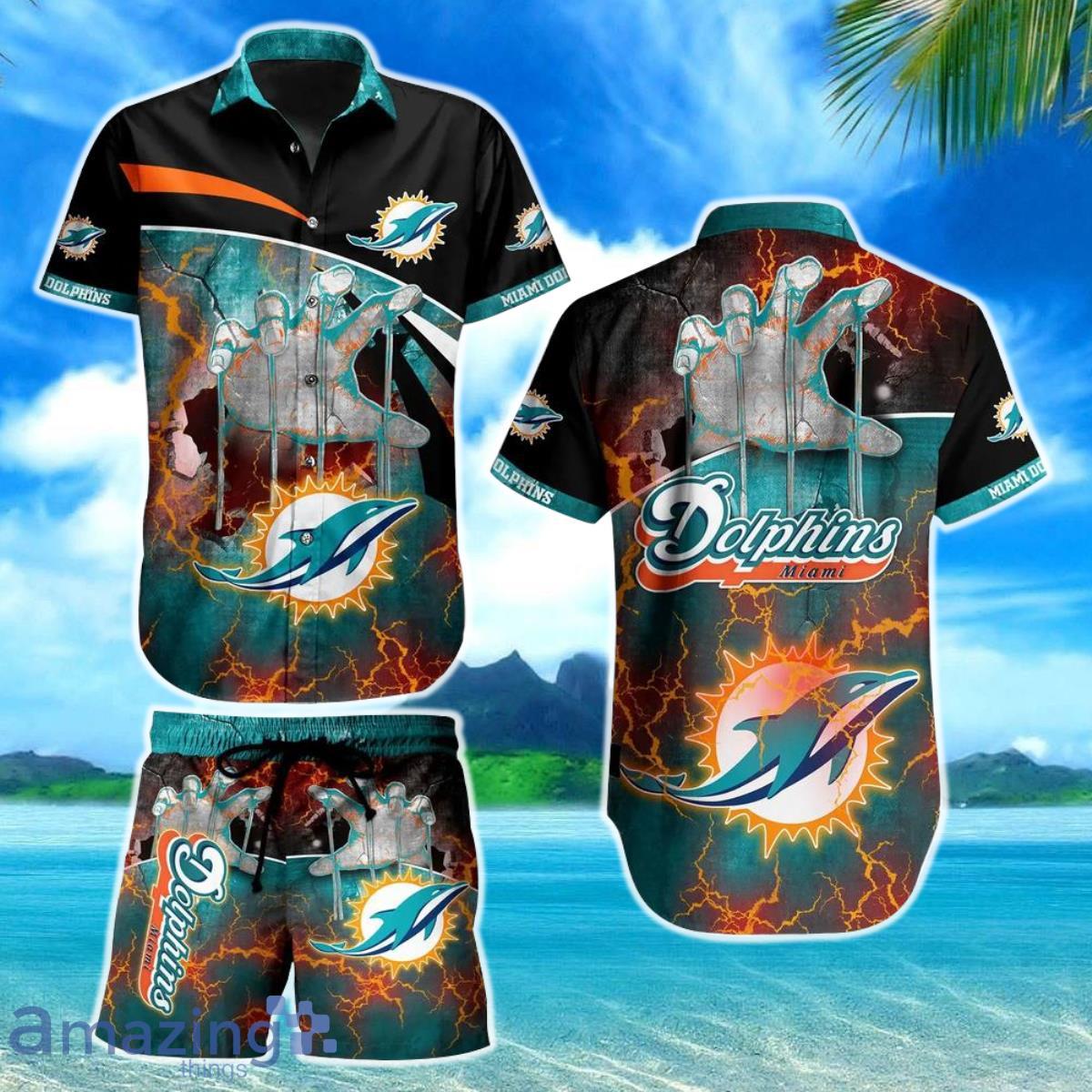 Miami Dolphins Hawaiian Shirt Men And Women Summer Gift - YesItCustom