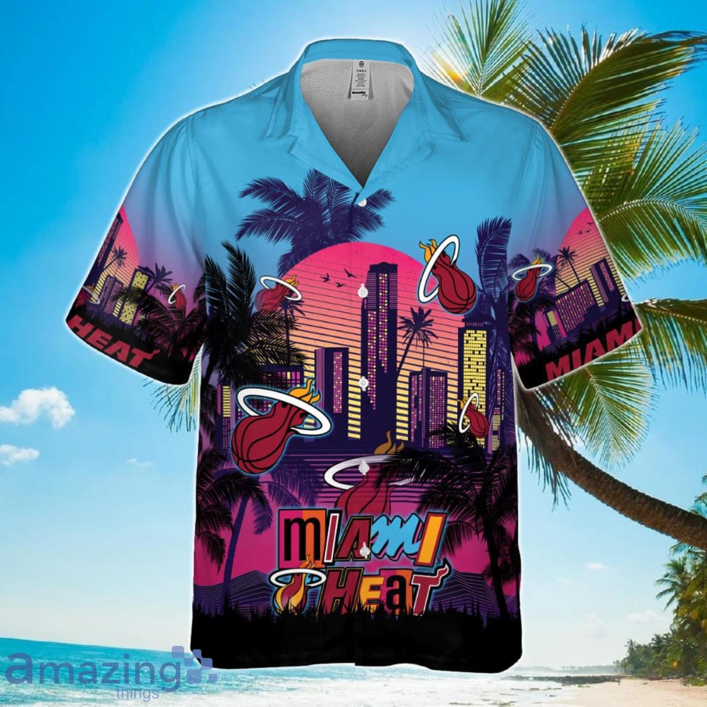 Miami heat hot sale hawaiian shirt