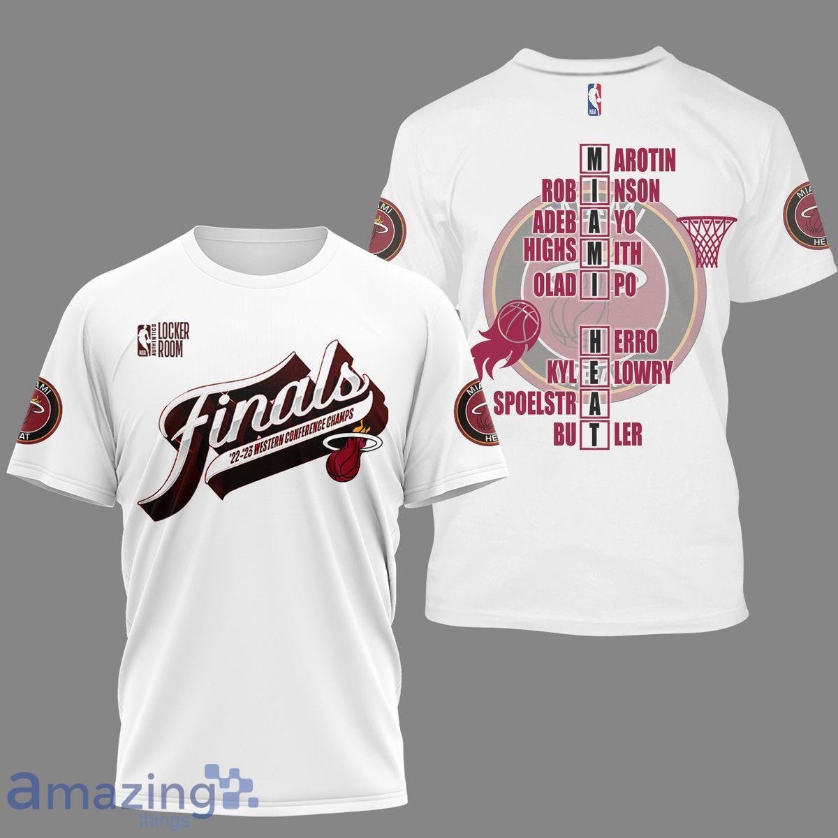 Miami Heat The Final Champions 2023 Pattern Print 3D Shirt Product Photo 1