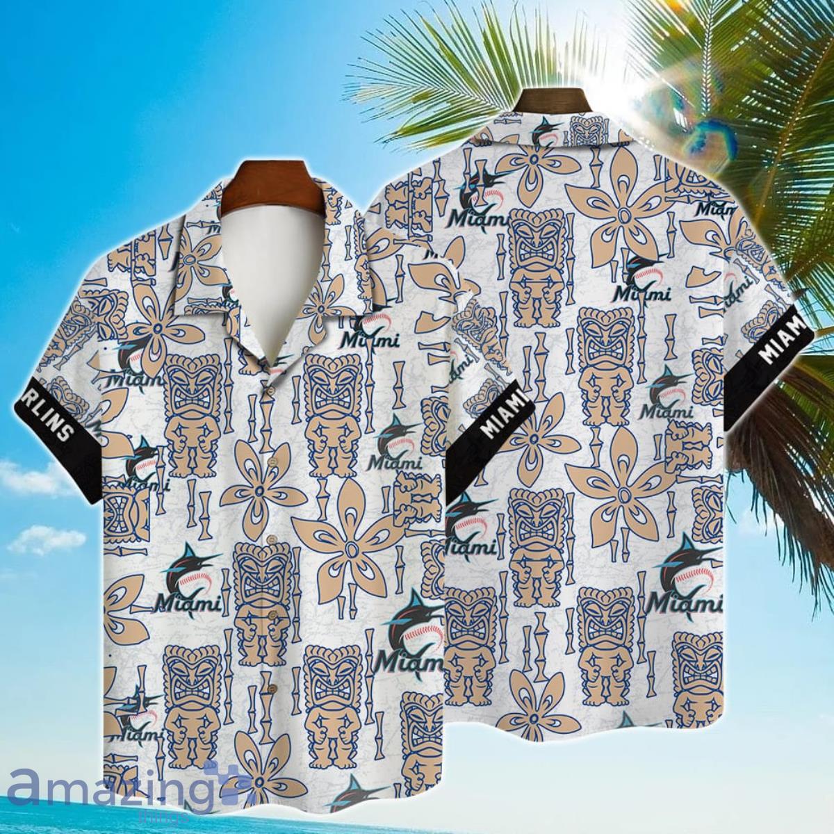 Miami Marlins MLB Personalized Cheap Hawaiian Shirt For Men Women