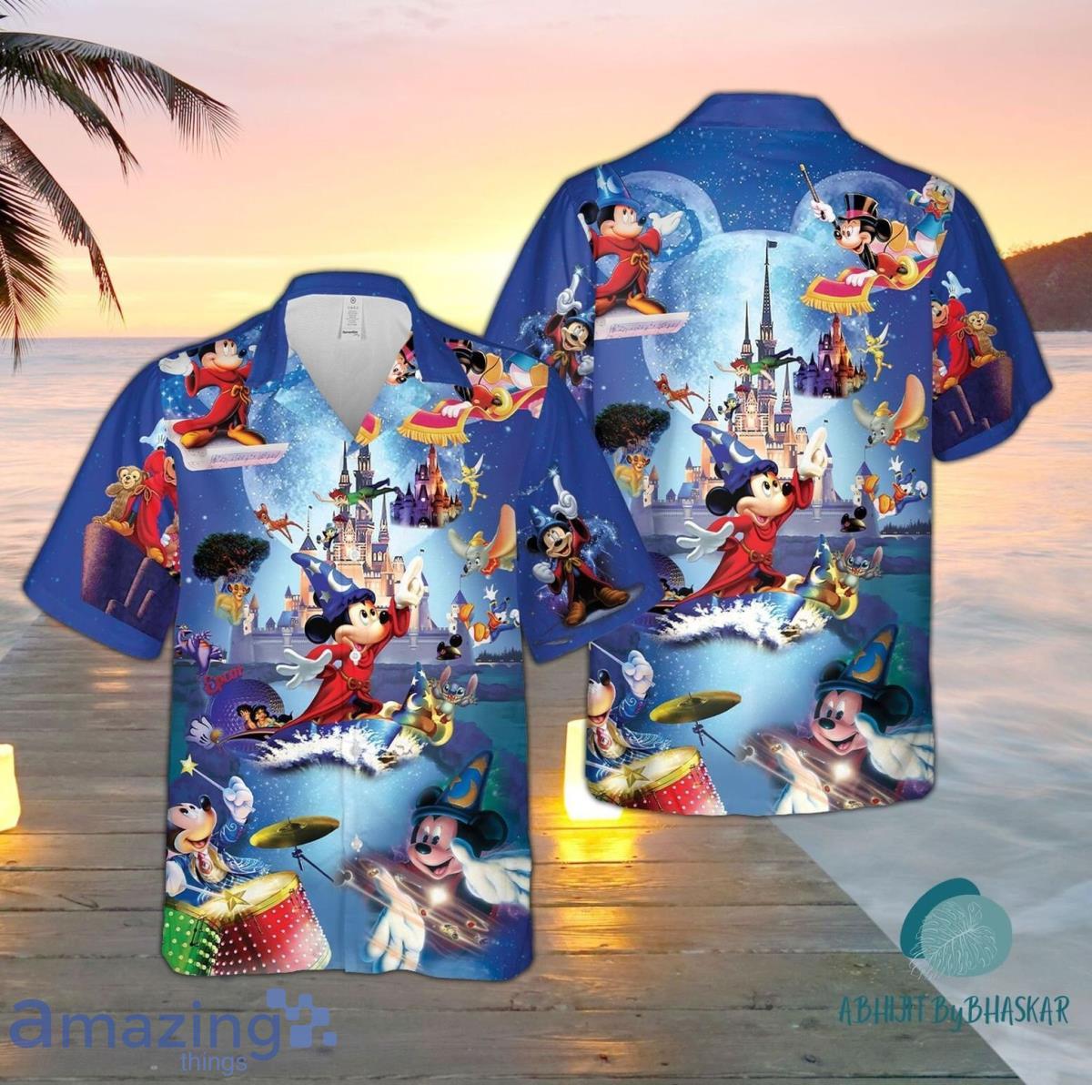 Mickey Mouse Magician Hawaiian Shirt, Mickey Magic Hawaiian Shirt, Disney  Aloha Shirt Full Size Disney World Gift - Trendy Aloha