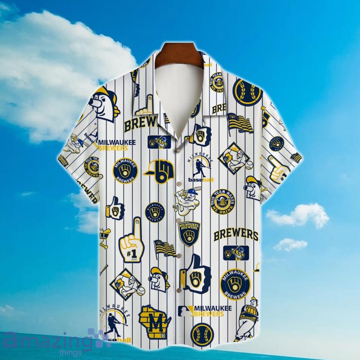 MLB Milwaukee Brewers Special Design For Summer Hawaiian Shirt