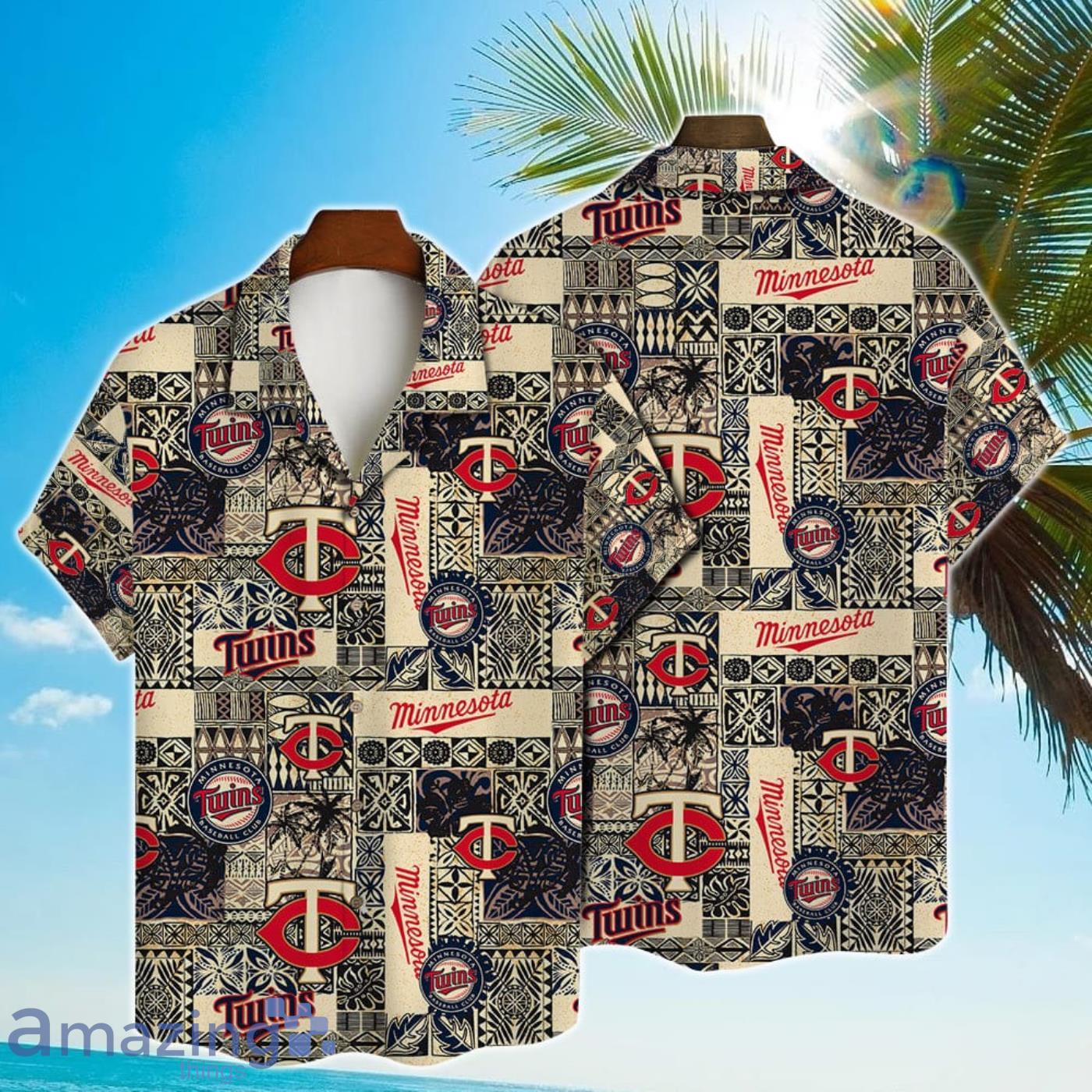 Minnesota Twins MLB Us Flag Hawaiian Shirt Custom Summer Aloha