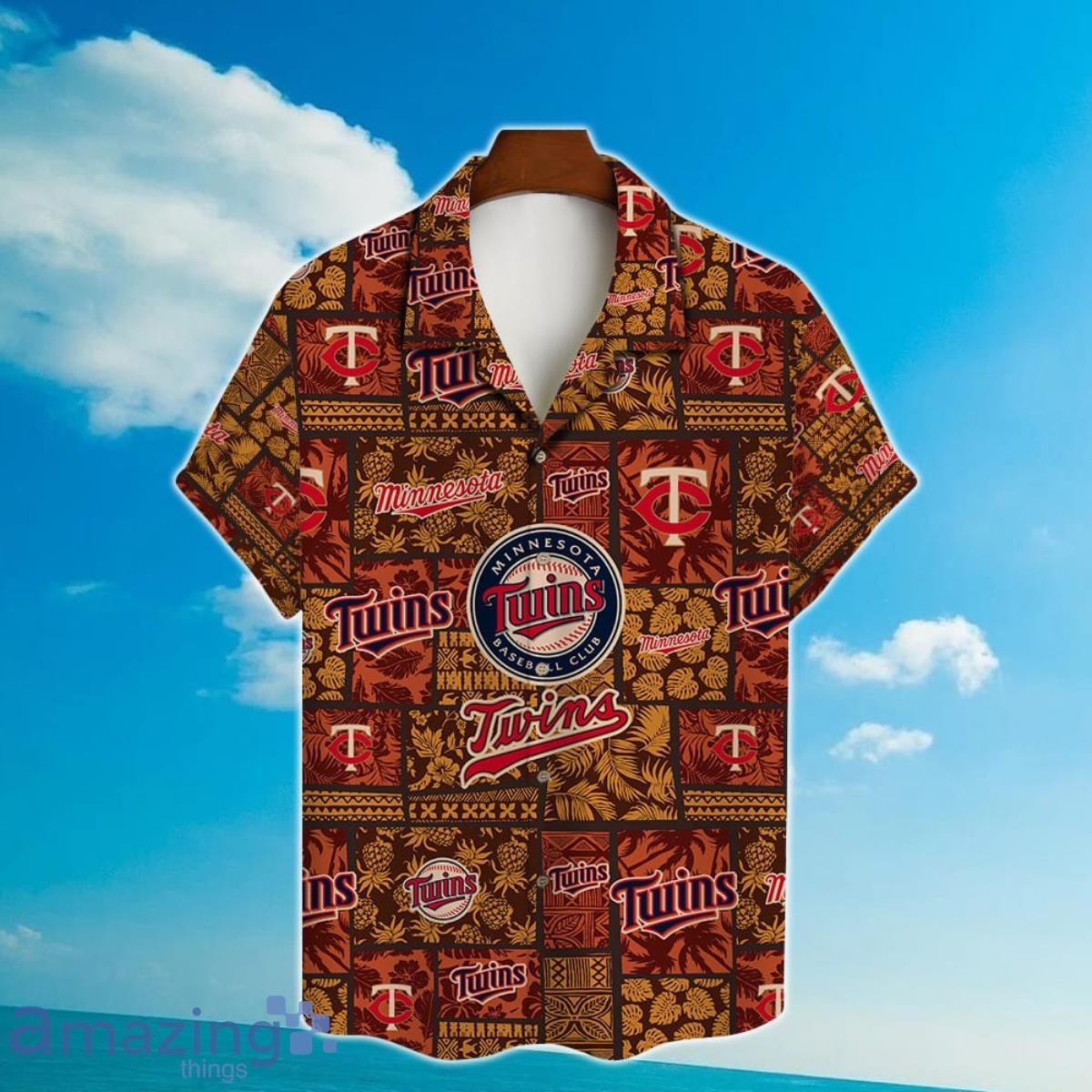 Minnesota Twins Baseball Fans Major League 3D Print Hawaiian Shirt