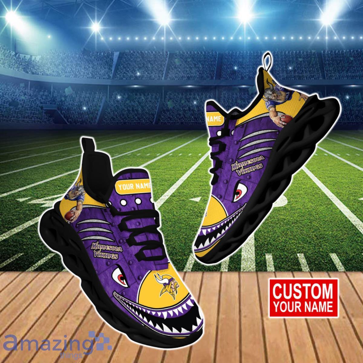 Minnesota Vikings NFL Clunky Max Soul Shoes Custom Name Ideal Gift For True Fans Product Photo 1