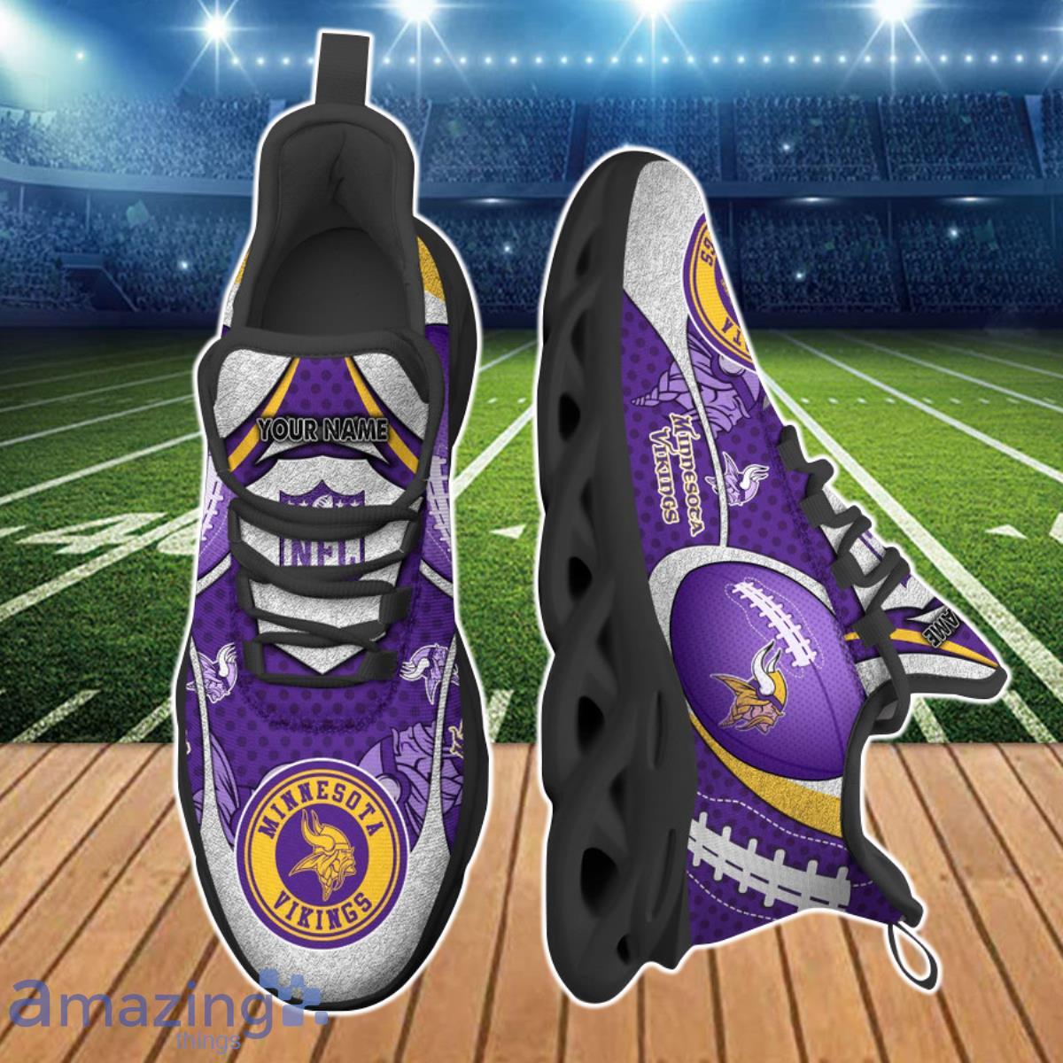 Minnesota Vikings NFL Clunky Max Soul Shoes Custom Name Unique Gift For True Fans Product Photo 2
