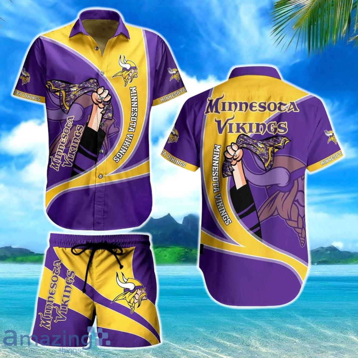 Minnesota Vikings NFL Football Hawaiian Shirt And Tshirt