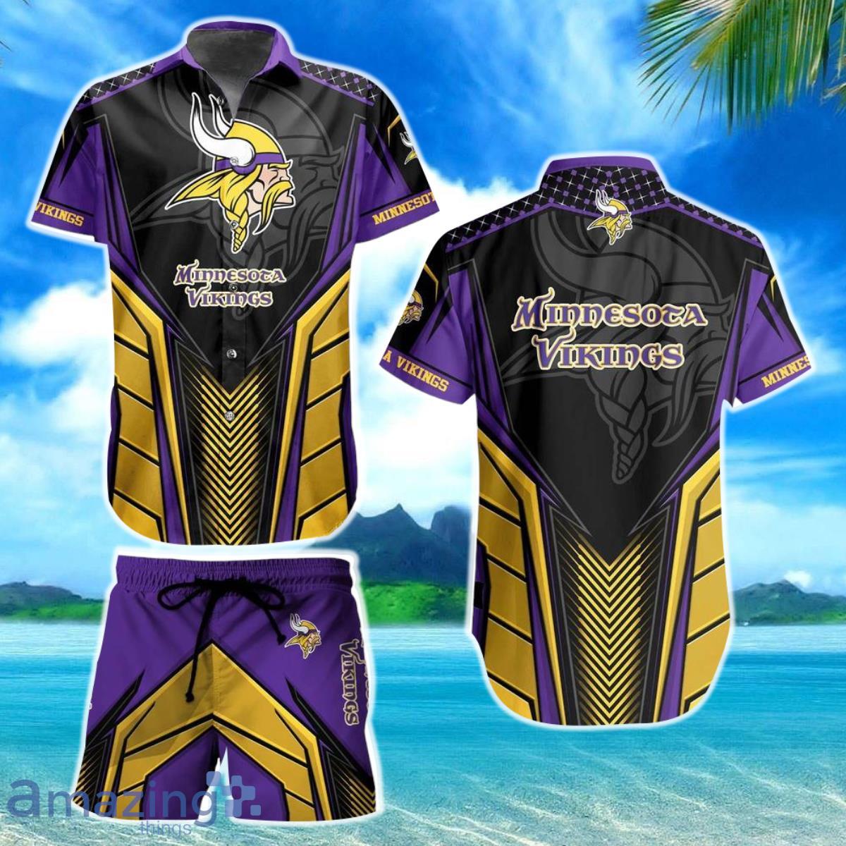 Minnesota Vikings NFL Hawaiian Shirt Summer Gift For Sports Product Photo 1