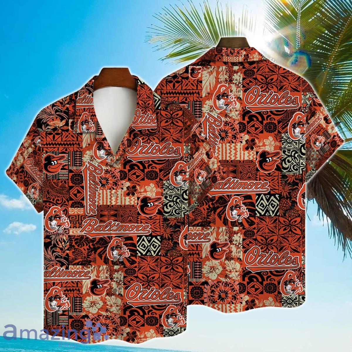 MLB Baltimore Orioles League Baseball 3D Print Hawaiian Shirt For Men Women Product Photo 1