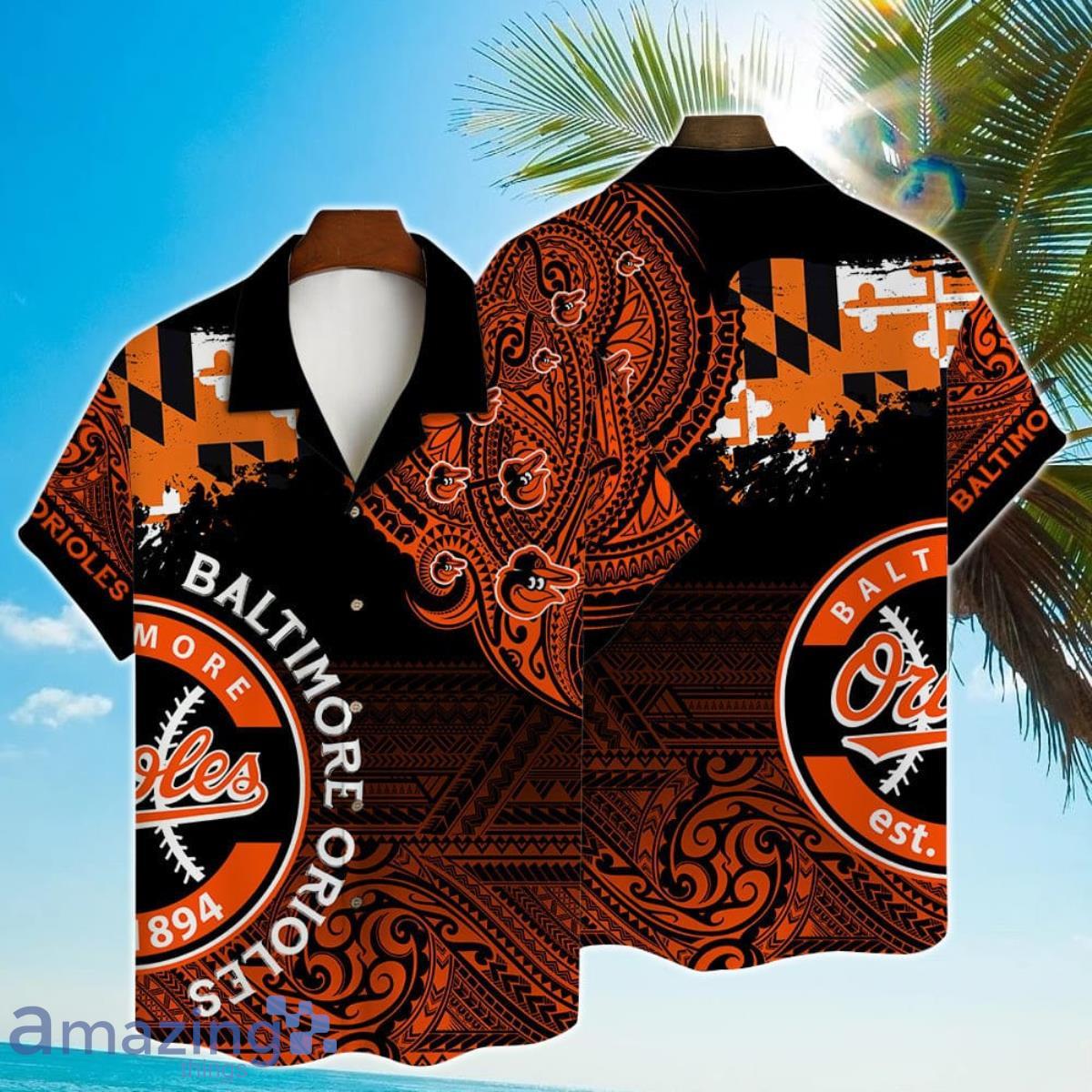 MLB Baltimore Orioles Major League Baseball 3D Print Hawaiian Shirt For Real Fans Product Photo 1