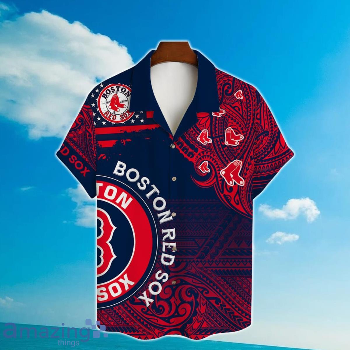 Boston Red Sox Major League Baseball 3D Print Hawaiian Shirt