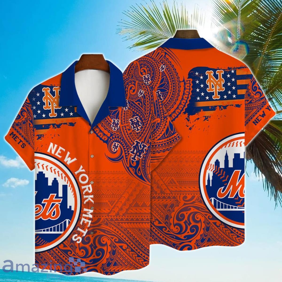 MLB New York Mets Major League Baseball 3D Print Hawaiian Shirt Product Photo 1