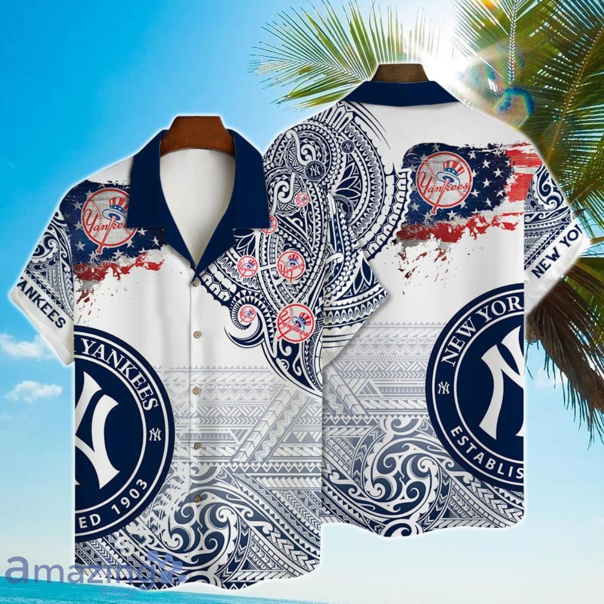 MLB New York Yankees Major League Baseball 3D Print Hawaiian Shirt Product Photo 1
