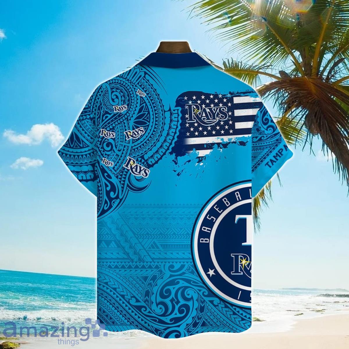 Tampa Bay Rays Major League Baseball 3D Print Hawaiian Shirt Gift