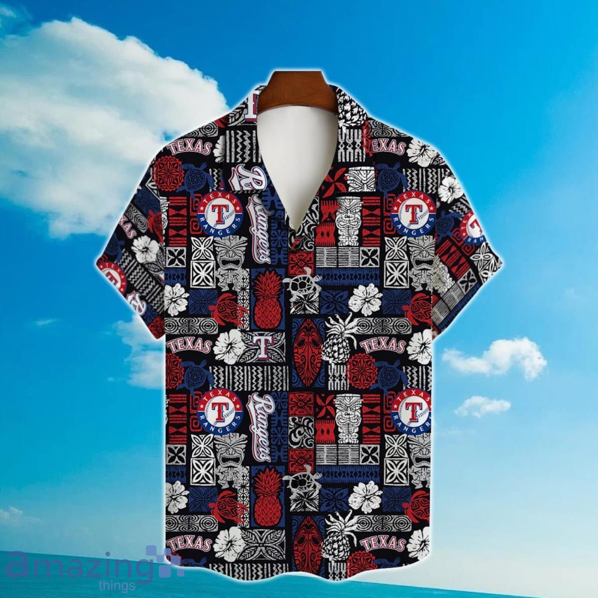 Texas Rangers Major League Baseball 3D Print Hawaiian Shirt For Men Women  Fans