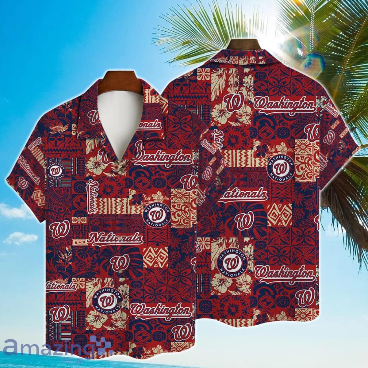 MLB Washington Nationals Major League Baseball 3D Print Hawaiian Shirt