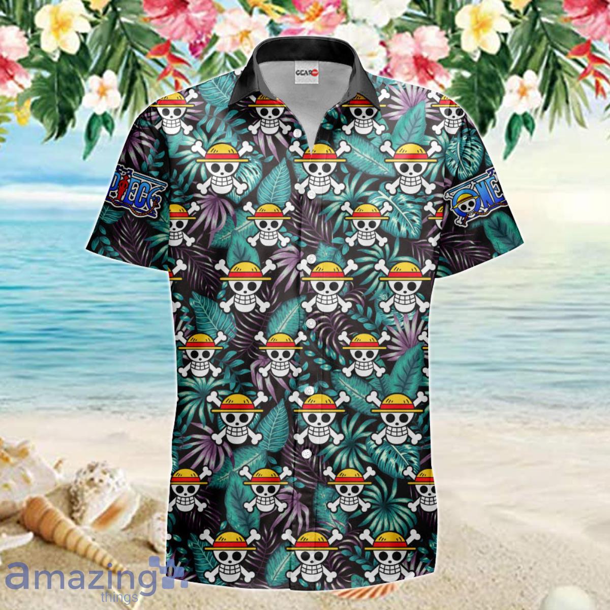 Monkey D Luffy Symbol Hawaiian Shirt Anime Merch Clothes Ideal Gift For Men Women Product Photo 2