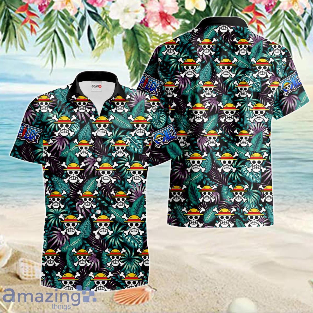 Monkey D Luffy Symbol Hawaiian Shirt Anime Merch Clothes Ideal Gift For Men Women Product Photo 1