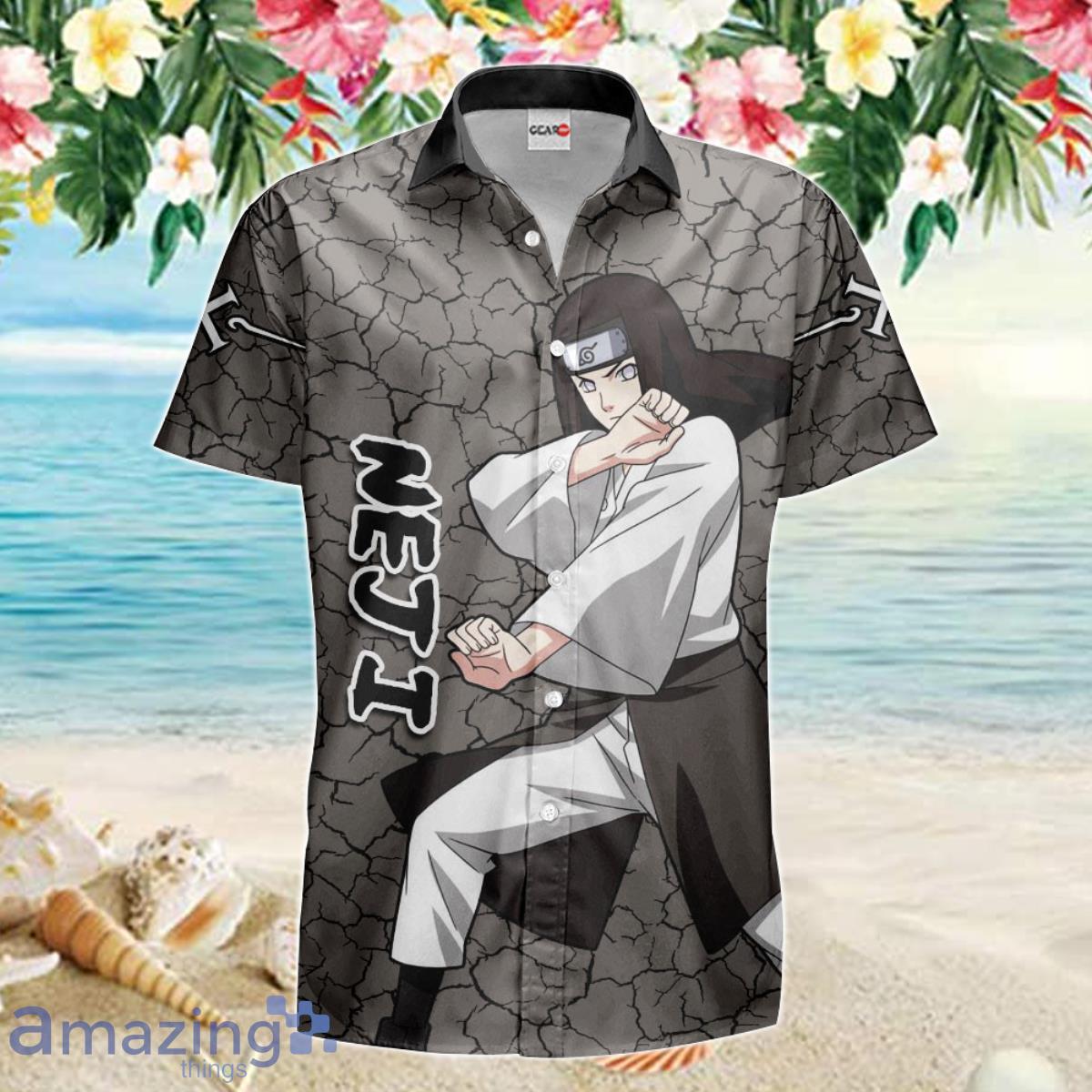 Neji Hyuga Hawaiian Shirt Anime Merch Clothes Special Gift For Men Women