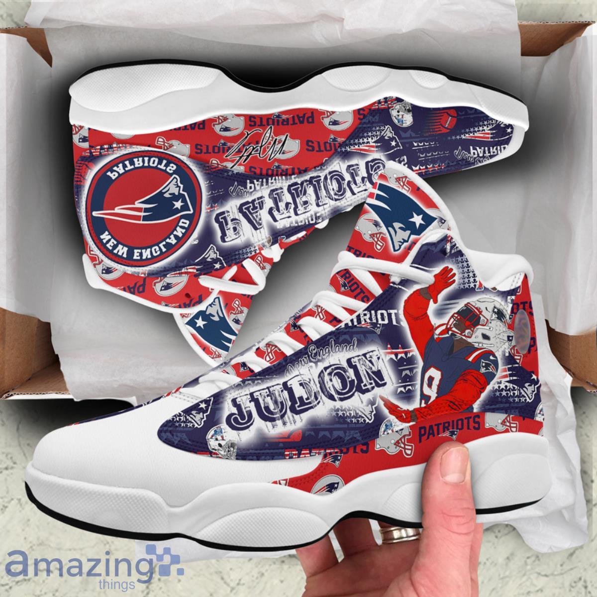 New England Patriots Matthew Judon Air Jordan 13 Shoes For Men Women Product Photo 2