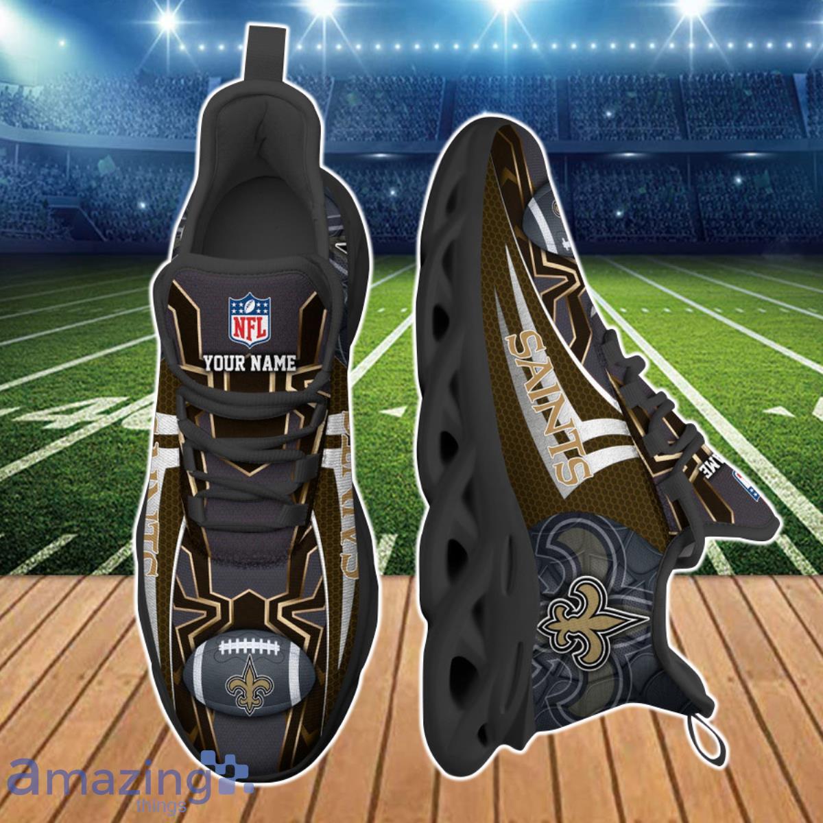 New Orleans Saints NFL Clunky Max Soul Shoes Custom Name Best Gift For Men And Women Fans Product Photo 2
