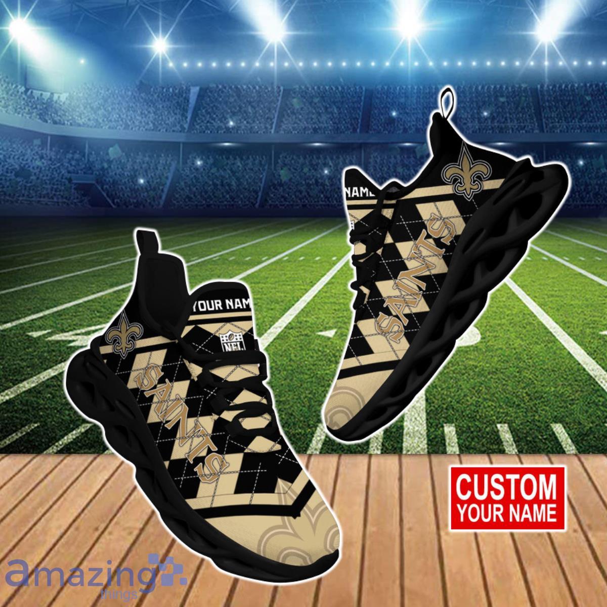 New Orleans Saints NFL Clunky Max Soul Shoes Custom Name Best Gift For Real Fans Product Photo 1