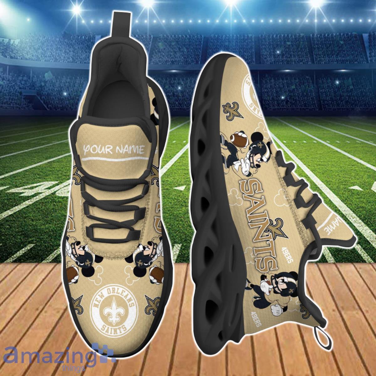 New Orleans Saints NFL Clunky Max Soul Shoes Custom Name Ideal Gift For Real Fans Product Photo 2
