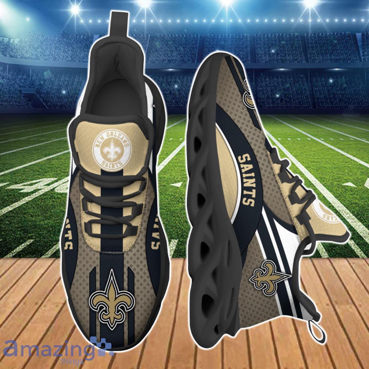 New Orleans Saints NFL Clunky Max Soul Shoes Custom Name Ideal Gift For True Fans Product Photo 2