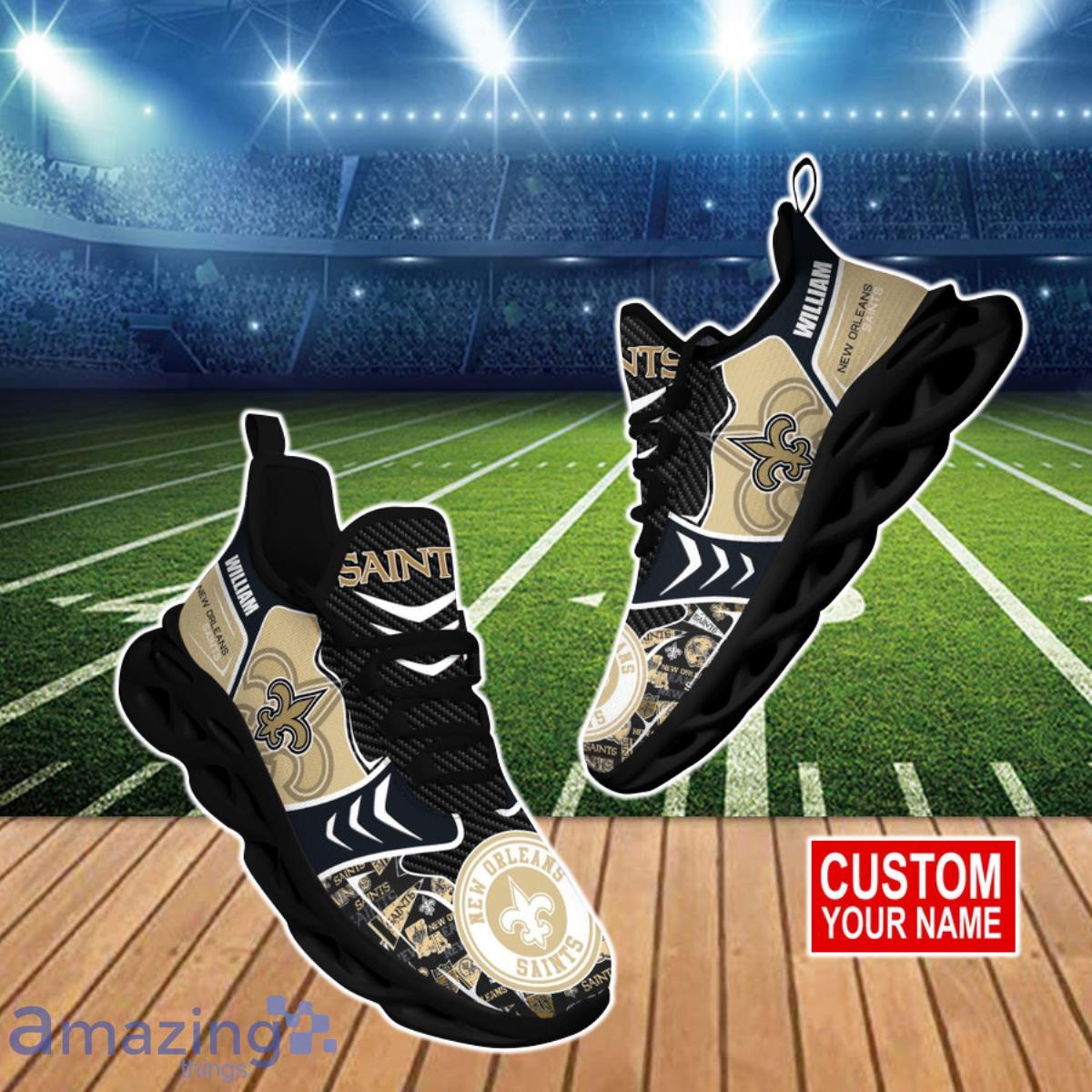 New Orleans Saints NFL Clunky Max Soul Shoes Custom Name Special Gift For True Fans Product Photo 1