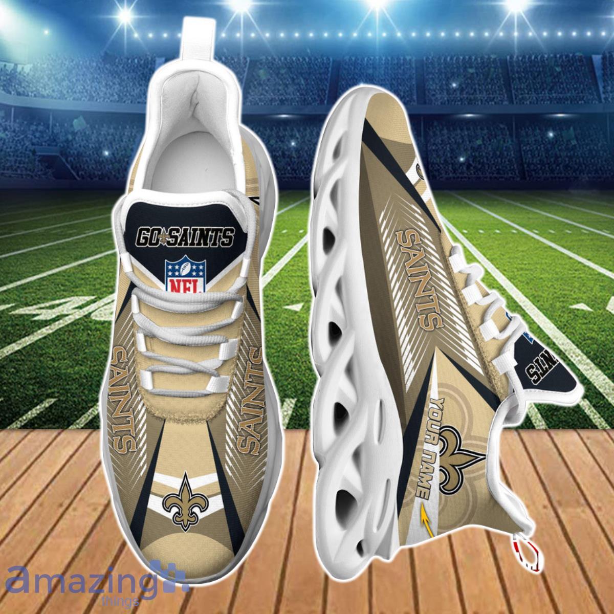New Orleans Saints NFL Max Soul Shoes Custom Name Best Gift For Fans image New Orleans Saints NFL Max Soul Shoes Custom Name Best Gift For Fans Product Photo 4