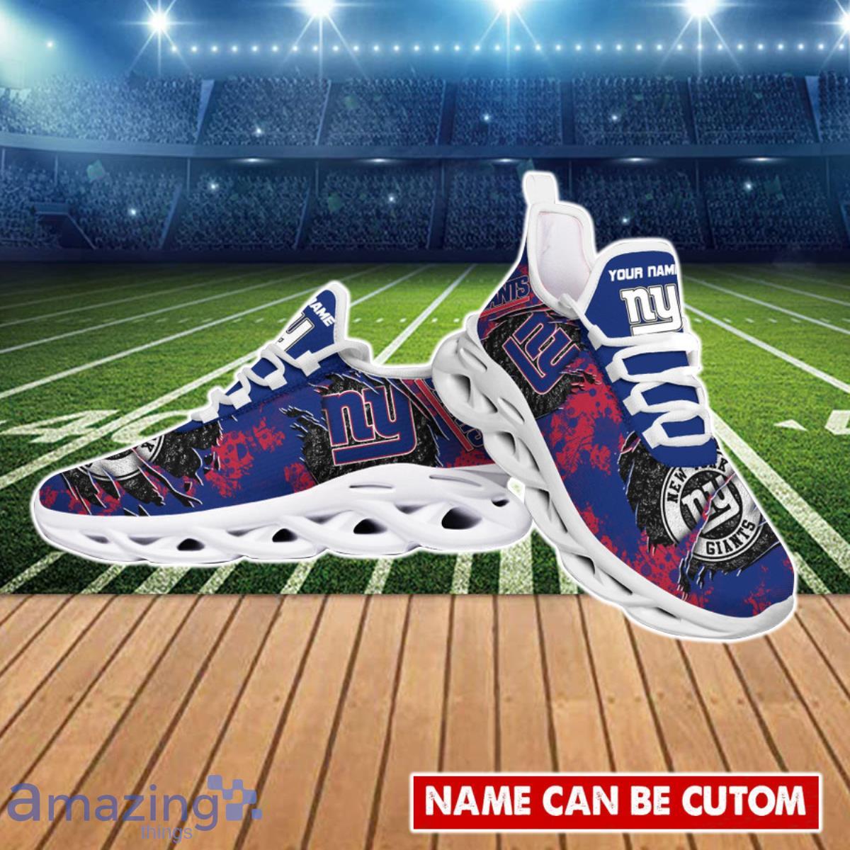 New York Giants Personalized Name Clunky Sneakers Special Gifts For Fans