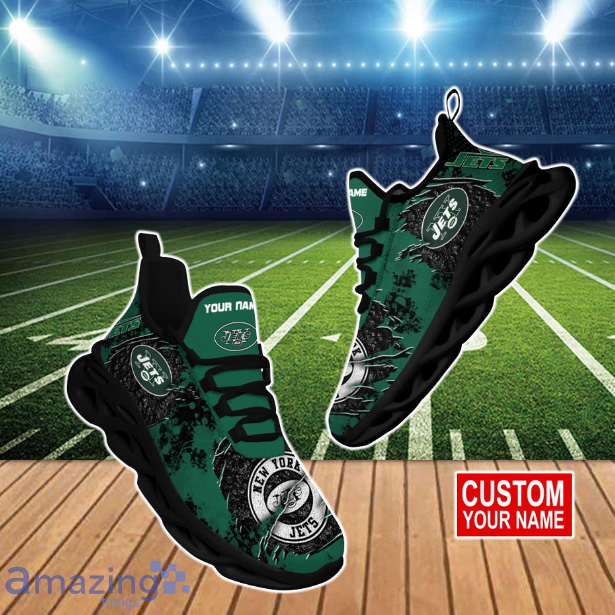 New York Jets NFL Clunky Max Soul Shoes Custom Name Best Gift For True Fans Product Photo 1