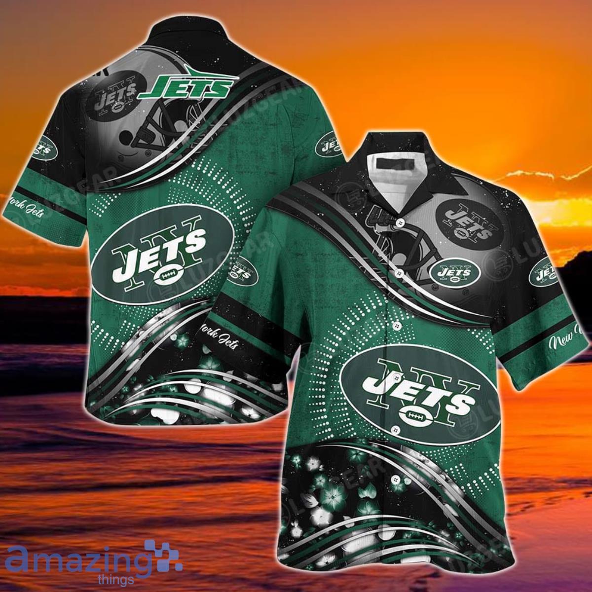 Summer New York Jets NFL Football Hawaiian Shirt And Tshirt