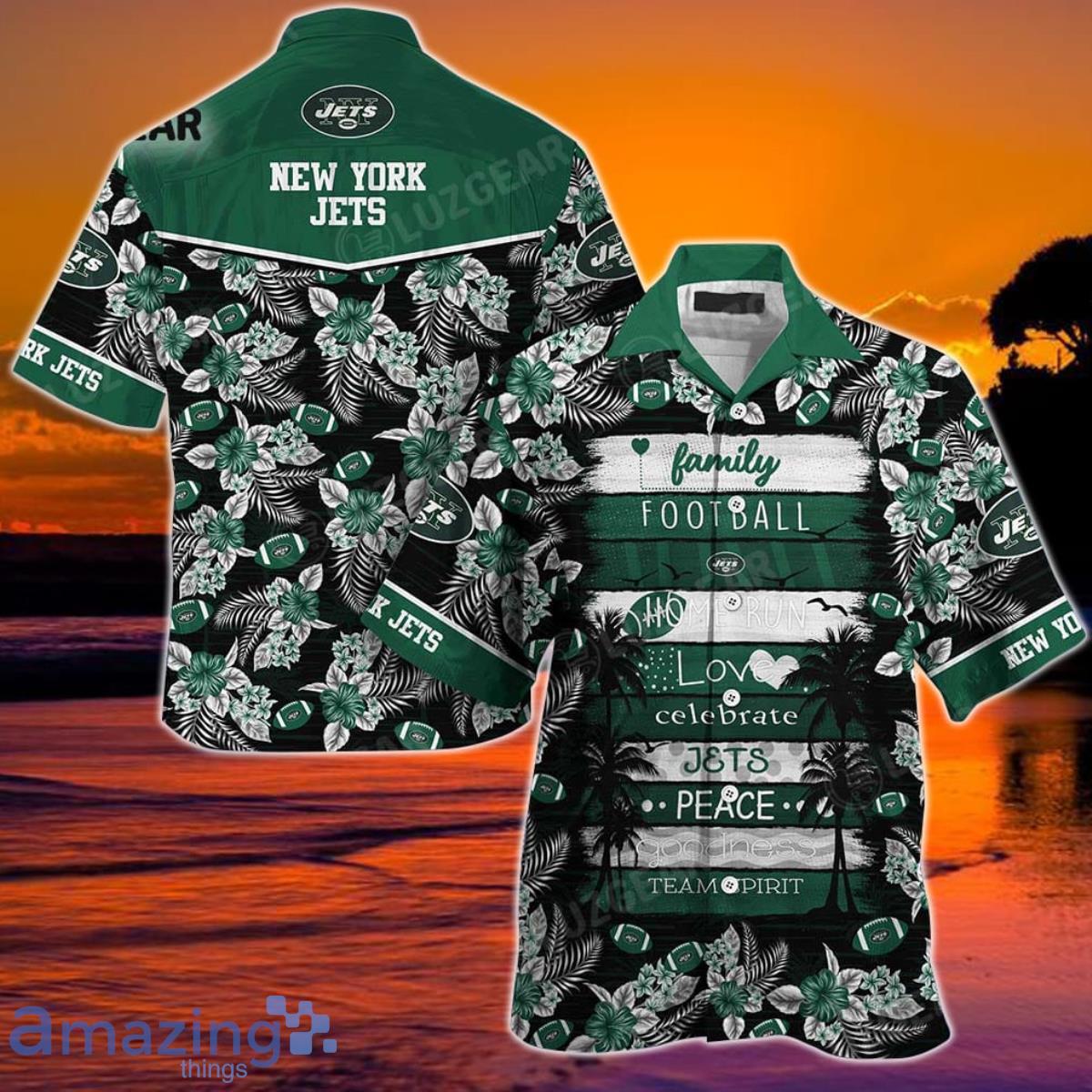 New York Jets NFL Hawaiian Shirt This Summer New Gift For Family Football Product Photo 1