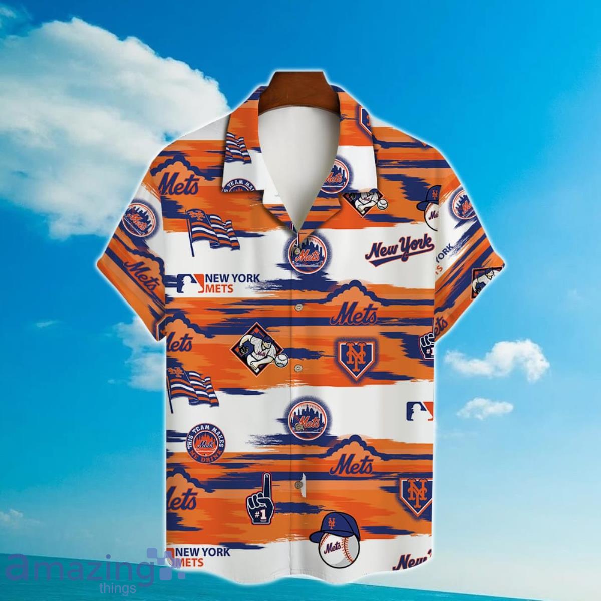 New York Mets Major League Baseball Print Hawaiian Shirt 2023