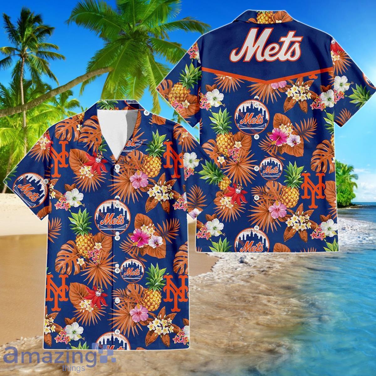 New York Mets Pineapple Hawaiian Shirt
