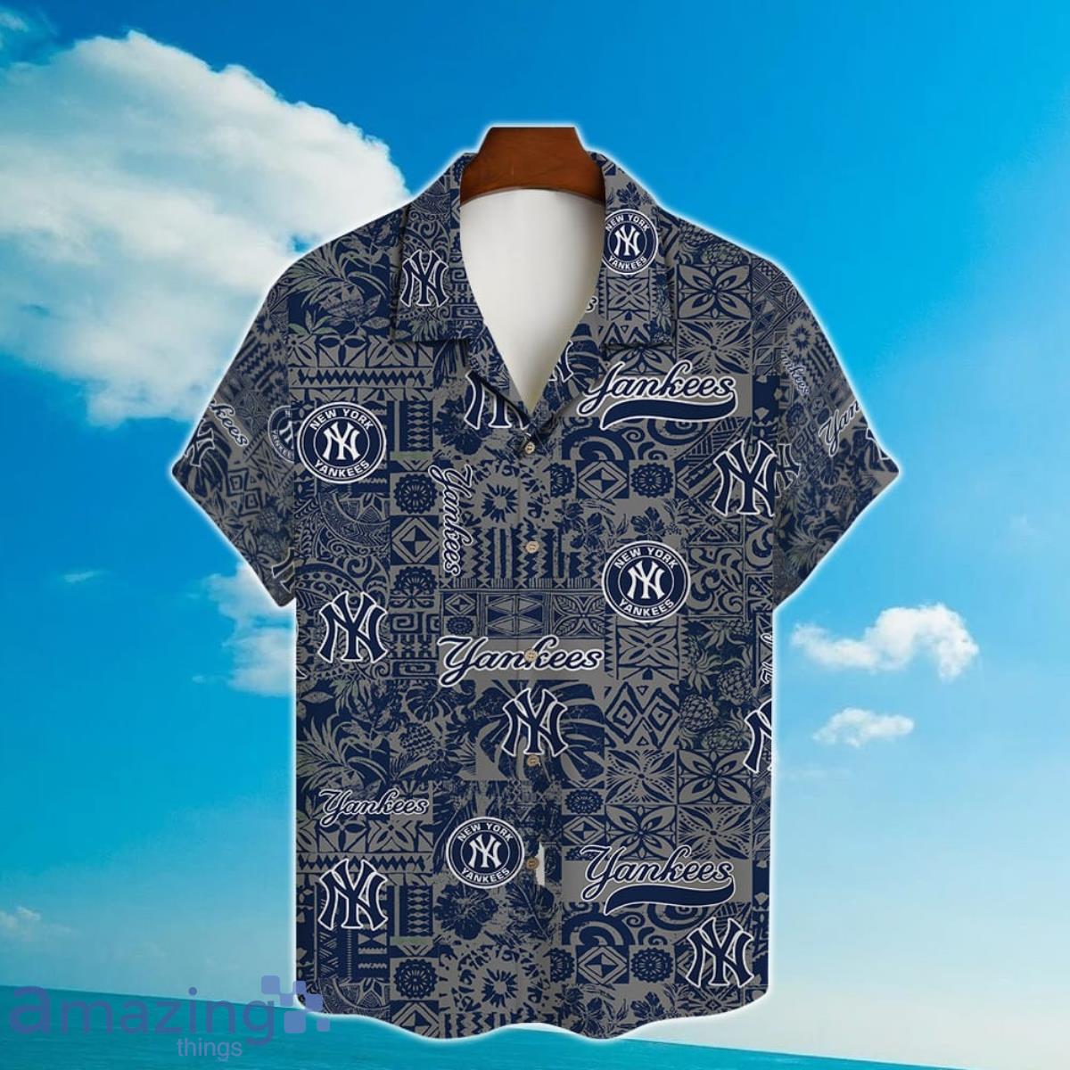 New York Yankees Major League Baseball 3D Print Hawaiian Shirt Gift For Men  And Women