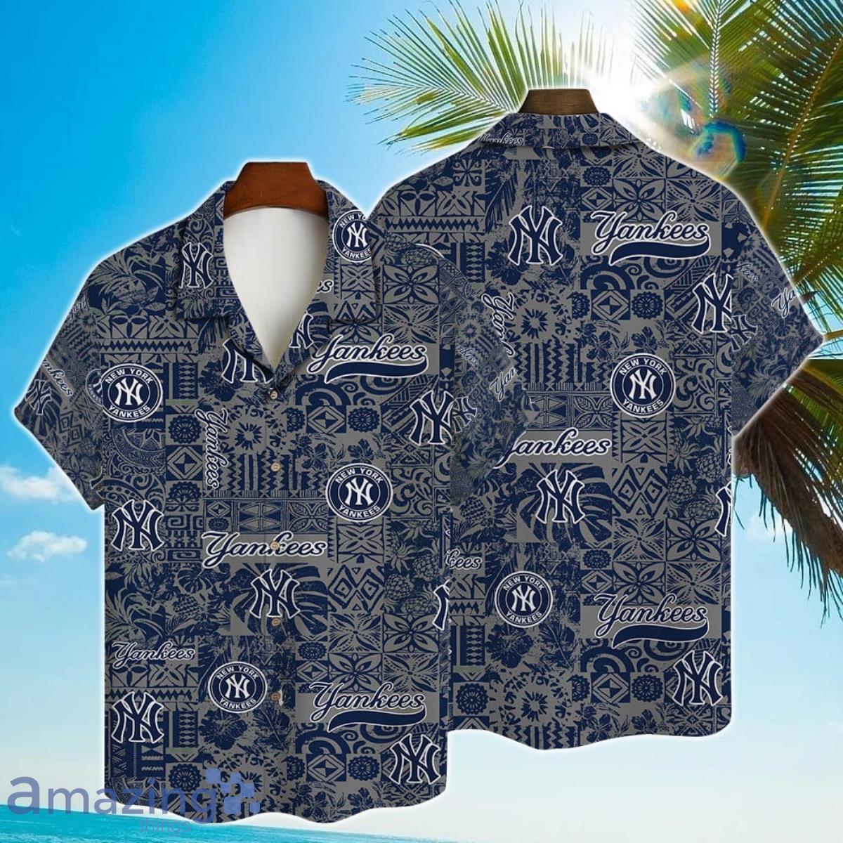New York Yankees Major League Baseball 3D Print Hawaiian Shirt Best Gift For Fans Product Photo 1