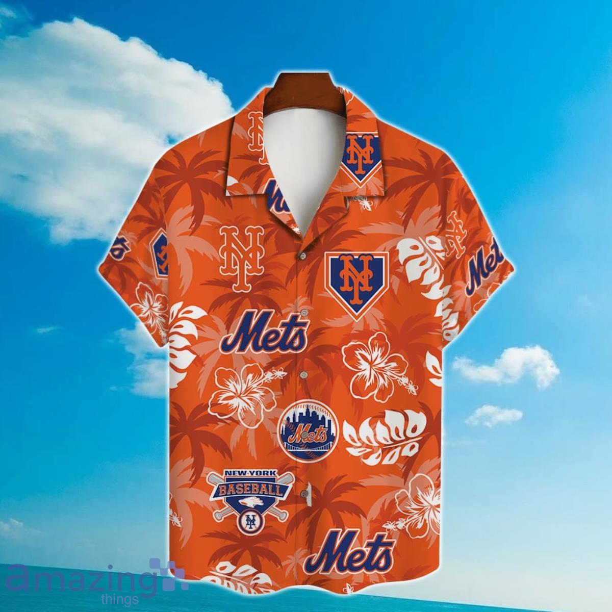 Mlb New York Mets Hawaii Summer Hawaiian Shirt And Short